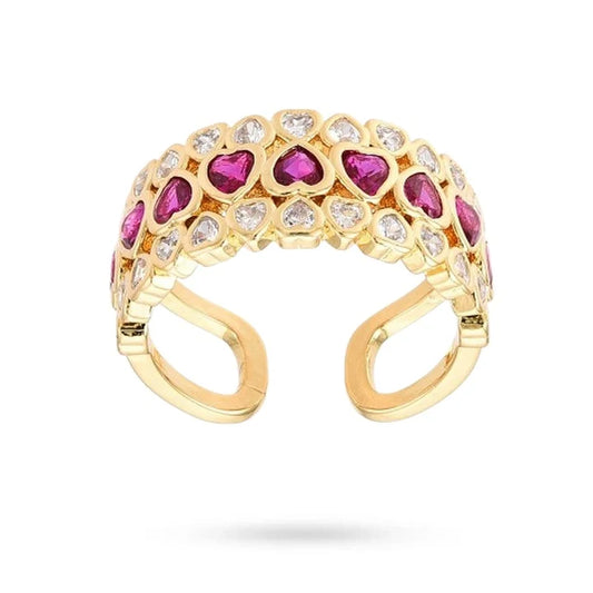 Bague Qamar Rubis